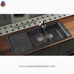 سینک گرانیتی دو لگن شاین کد 517