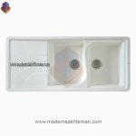 سینک گرانیتی دو لگن شاین کد 517