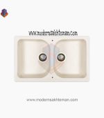 سینک گرانیتی دو لگن شاین کد 401