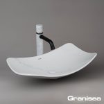 کاسه روشویی مارمونایت سفید کد 109