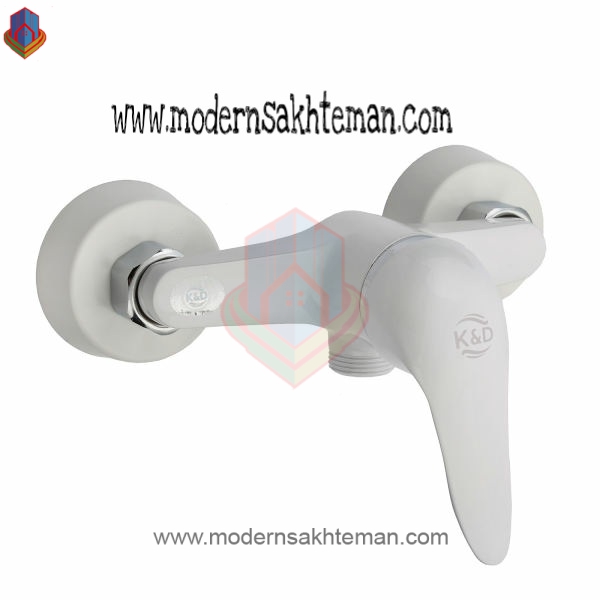 ariel white chrome toilet faucet شیر توالت کی اند دی مدل آریل سفید کروم