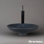 کاسه روشویی مارمونایت طوسی کد 131 - Image 2