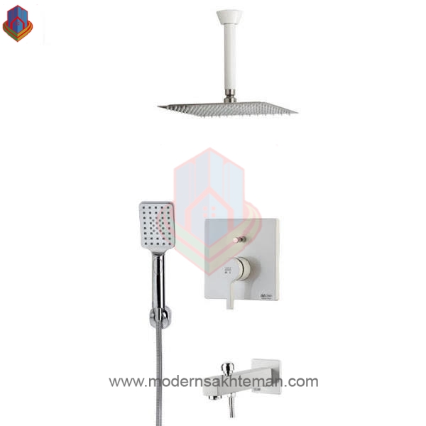 com.bongasoft.addremovewatermark_2f806cbf16113fa50b6072b5196c32613732d763_1608000070 شیر حمام توکار KWC مدل آوا تیپ4 S سفید - Image 1