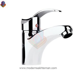 شیر روشویی راسان مدل نگین کروم