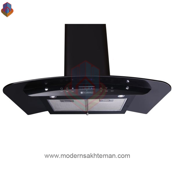 derakhshan Kitchen Hood Trophy 90 هود آشپزخانه درخشان مدل ترافی استیل سایز 90
