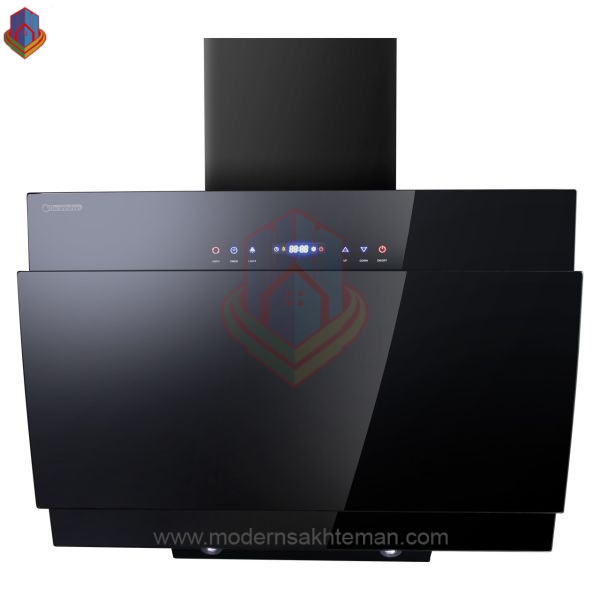 derakhshan Kitchen Hood april 60 هود درخشان مدل آپریل مشکی موتور توربو سایز 60