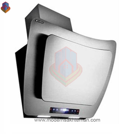 derakhshan Kitchen Hood steel Clown 90 هود درخشان مدل کلون استیل موتور توربو سایز 90