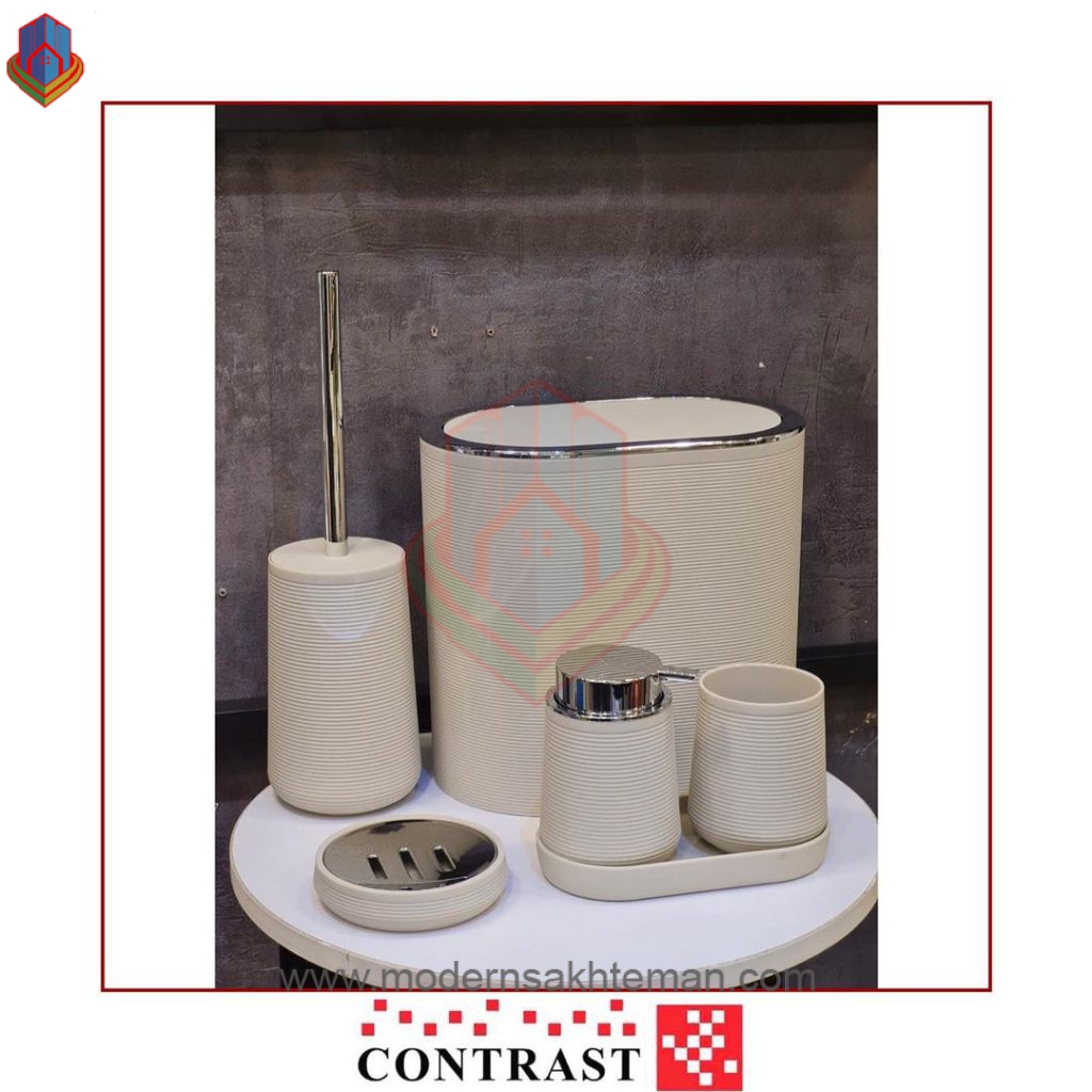 ec3999857ddd48ebb186b004bd3bd012_331263087_194492496592366_8254057038811089991_n ست سرویس بهداشتی ۵ پارچه کنتراست کرم - Image 1