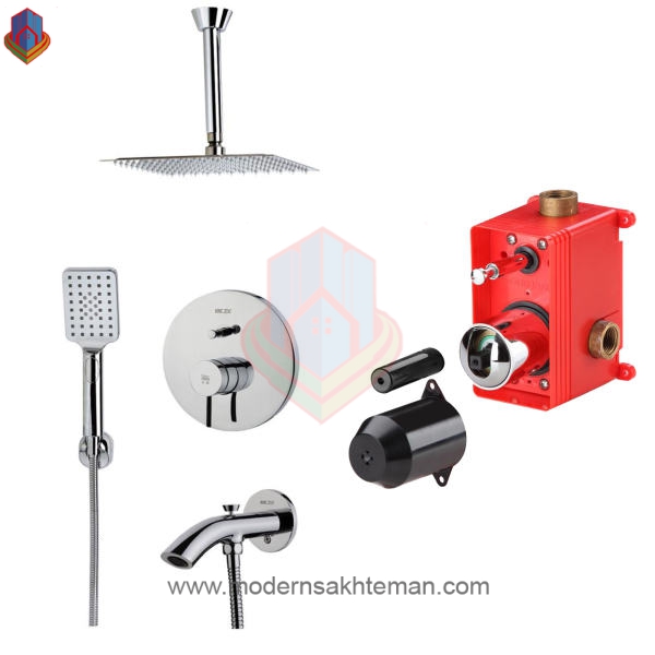 ef1833589b7c1e5248f69147b95f90e5499d1075_1608080054 ست شیر حمام توکار KWC مدل زو تیپ 4 - Image 1