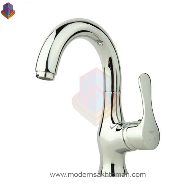 inCollage_۲۰۲۱۰۹۱۷_۲۲۵۳۵۲۹۱۸ شیر روشویی متحرک راسان مدل صدف کروم - Image 1