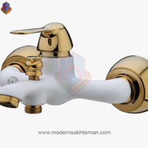 شیر حمام کی اند دی مدل متیس سفید طلایی