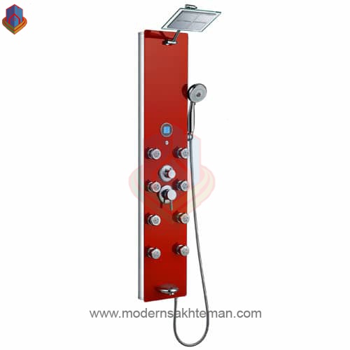 most shower panel PA170red پانل دوش آيروديناميکی موست مدل PA170 قرمز