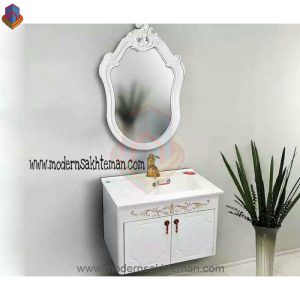 روشویی کابینتی کاسپین مدل فلورا کلاسیک دیواری