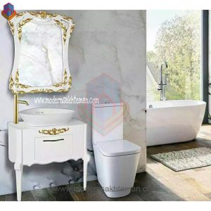 روشویی کابینتی کاسپین مدل جمی خم