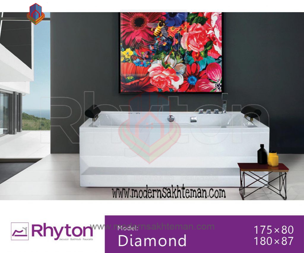 وان جکوزی ریتون (Rhyton) مدل دیاموند Diamond وان جکوزی ریتون (Rhyton) مدل دیاموند Diamond