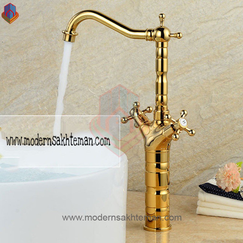 شیر سینک لوکس خارجی سکانی مدل HD_29_00 طلابراق شیر سینک لوکس خارجی سکانی مدل HD_29_00 طلابراق