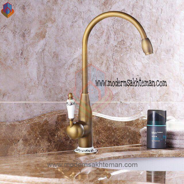شیر ظرفشویی زیتونی لوکس HD_00219 شیر ظرفشویی زیتونی لوکس HD_00219