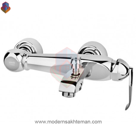 شیر دوش راسان مدل آلیس کروم براق