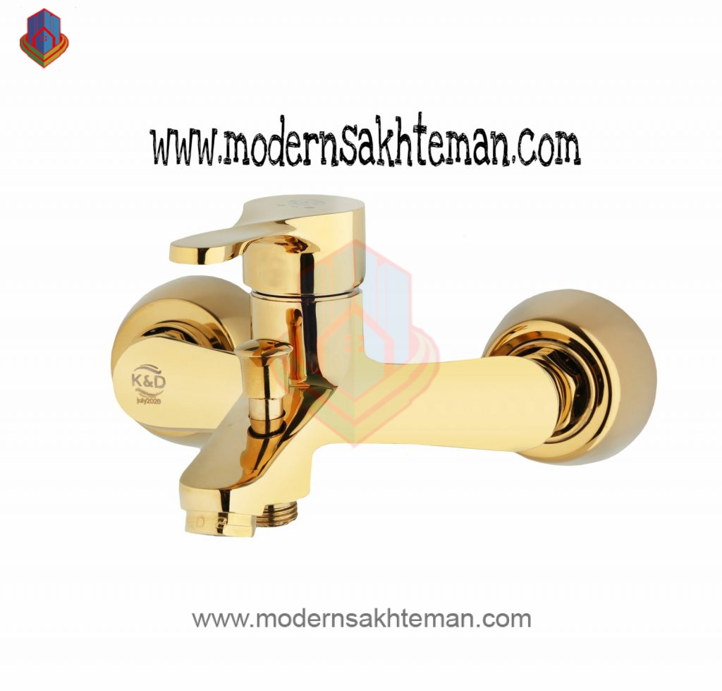 polaris gold bath faucet شیر دوش حمام کی اند دی مدل پلاریس طلایی