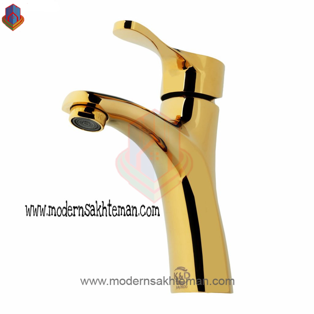 polaris gold toilet sink faucet شیر روشویی کی اند دی مدل پلاریس طلایی