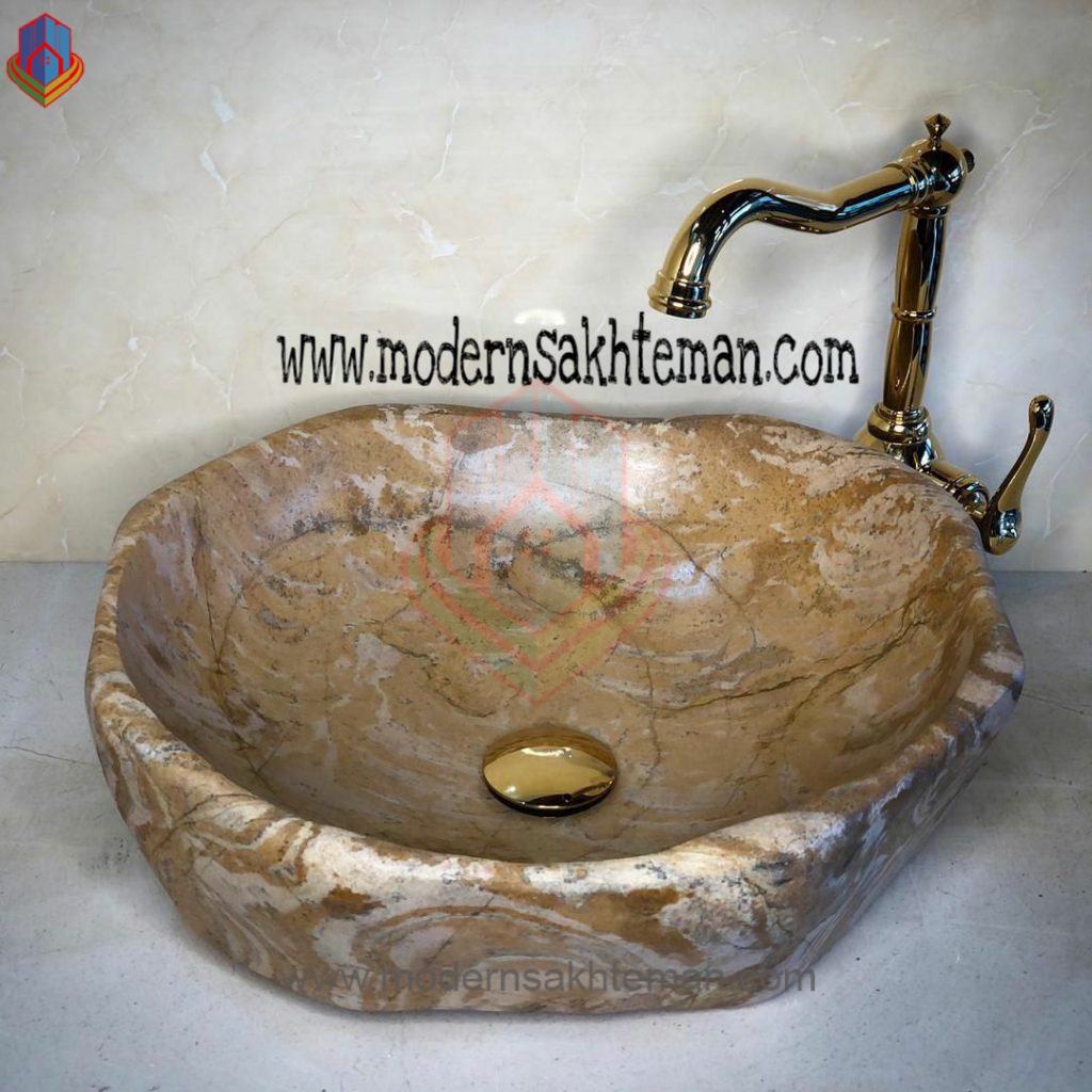 river toilet sink KH_02 کاسه روشویی سنگی رودخانه ای مدل KH_02