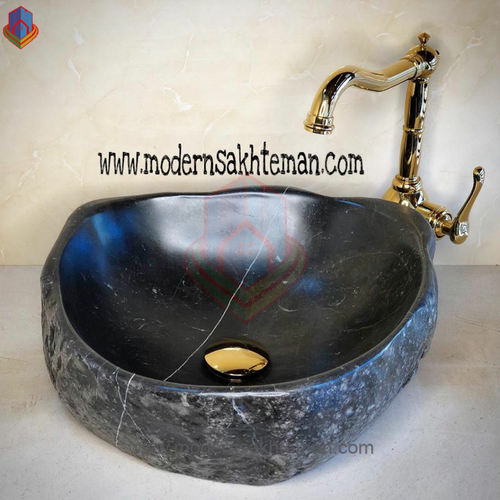 river toilet sink KH_15 کاسه روشویی سنگی رودخانه ای مدل KH_15
