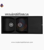سینک گرانیتی دو لگن شاین کد 524