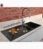 سینک گرانیتی دو لگن شاین کد 527