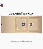 سینک گرانیتی دو لگن شاین کد 527