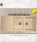 سینک گرانیتی دو لگن شاین کد 527