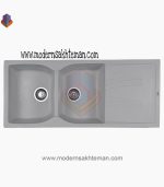 سینک گرانیتی دو لگن شاین کد 524