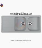 سینک گرانیتی دو لگن شاین کد 525