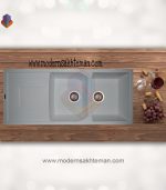 سینک گرانیتی دو لگن شاین کد 527