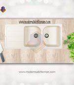 سینک گرانیتی دو لگن شاین کد 525