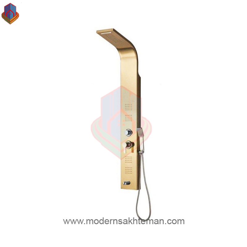 shower-panel-doris-gold شاور پنل دوریس کد 391 طلایی - Image 1