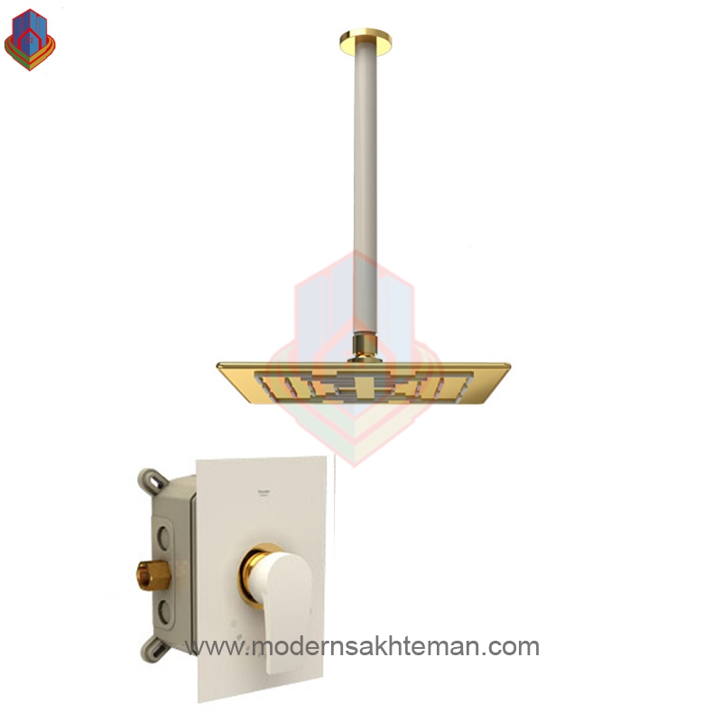 tHQ26r7SUPwyrFa7 شیر حمام توکار شودر مدل رومر شیری طلایی تیپ 1 - Image 1