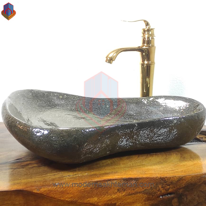 toilet sink a160 کاسه روشویی سنگی رودخانه ای کد A160
