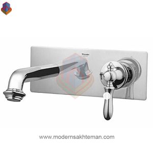 شیر روشویی توکار یک تکه شودر مدل زیگموند کروم