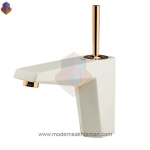 شیر روشویی شودر مدل تیفانی شیری طلایی