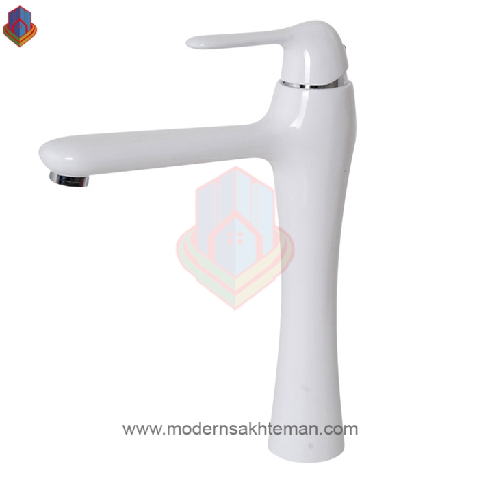 روشویی-یاتو-بلند-کرومات-سفید-700x700 شیر روشویی پایه بلند کرومات مدل یاتو سفید کروم - Image 1