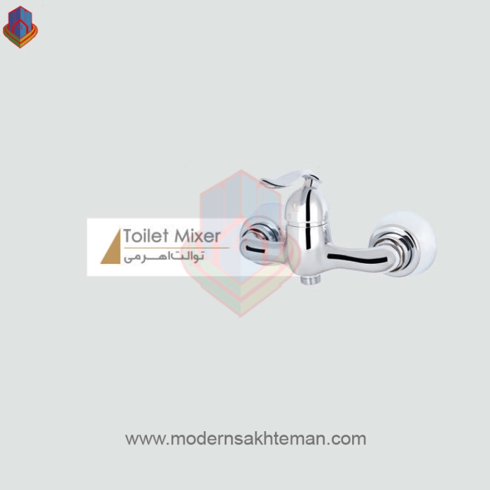 شیر-توالت-کرومات-مدل-لایت-کروم شیر توالت کرومات مدل لایت - Image 1