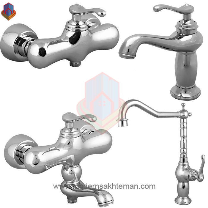 شیرآلات-ماموت-کرومات-کروم-700x700 ست شیرآلات کرومات مدل ماموت - Image 1