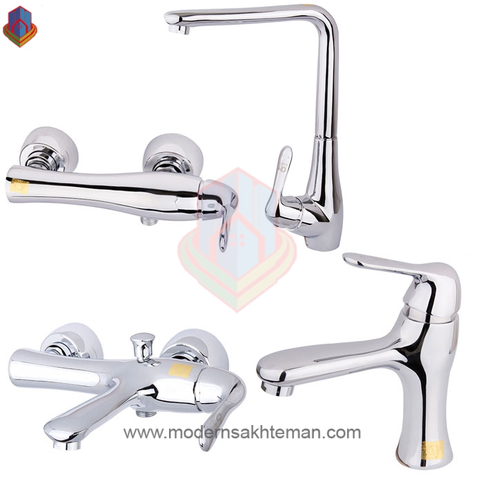 شیرآلات-یاتو-کرومات-کروم-700x700 ست شیرآلات کرومات مدل یاتو - Image 1