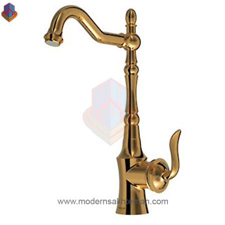 لوکا طلایی براق شیرظرفشویی شودر مدل لوکا طلایی براق - Image 1