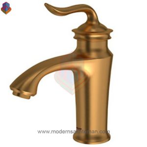 شیر روشویی شودر مدل لوکا طلایی مات