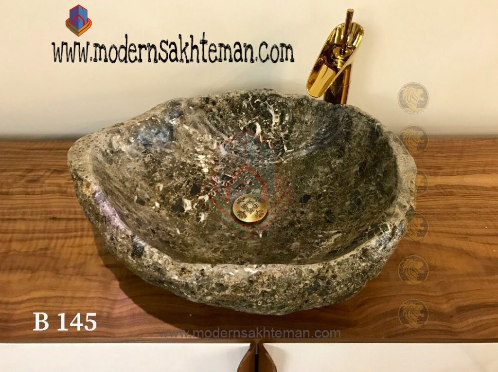 کاسه-روشویی-سنگی-رودخانه-ای-مدل-b145 کاسه روشویی سنگی رودخانه ای مدل B145 - Image 1