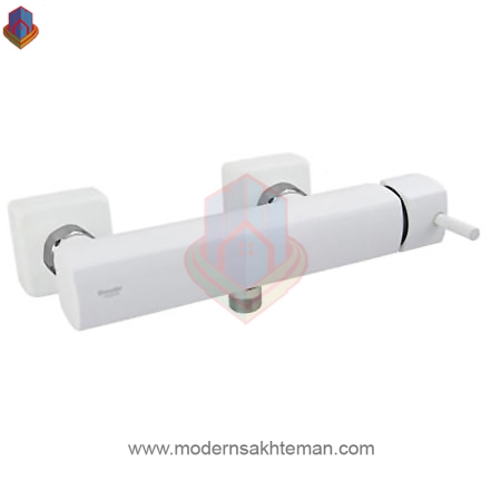 یونیک سفید کروم شیر توالت شودر مدل یونیک سفید کروم - Image 1