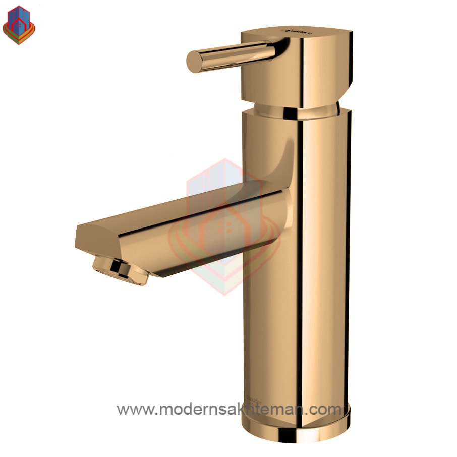 یونیک طلایی مات2 شیر روشویی شودر مدل یونیک طلایی مات - Image 1