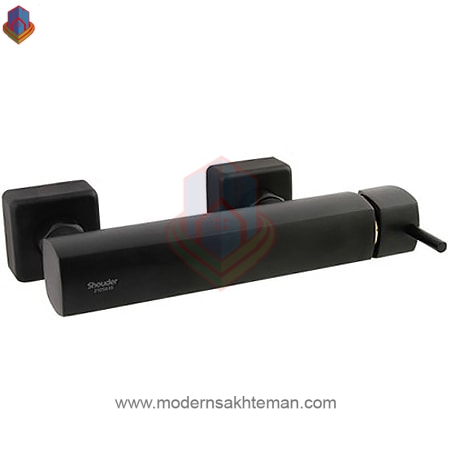 یونیک مشکی طلایی شیر توالت شودر مدل یونیک مشکی طلایی - Image 1