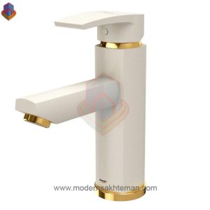شیر روشویی مدل یونیک پلاس شیری طلایی
